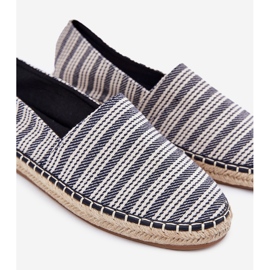 Miesten espadrilles punoksella merivoimilla sininen 2
