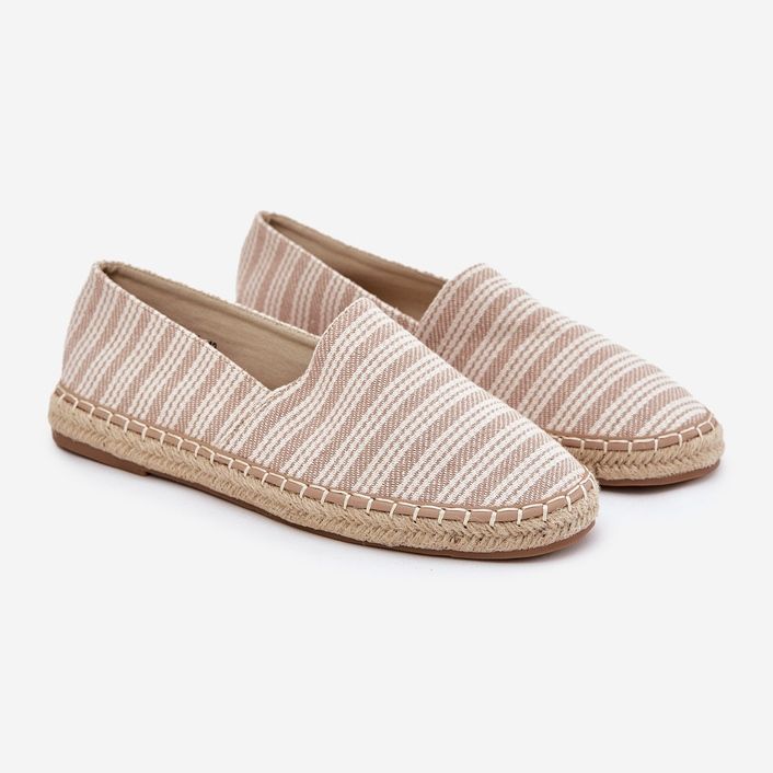 Miesten espadrilles beige -punoksella 1