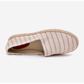 Miesten espadrilles beige -punoksella 2