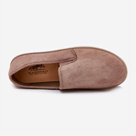 Espadrilles miesten lenkkarit Eco mokkanahkalla Dark Beige 1