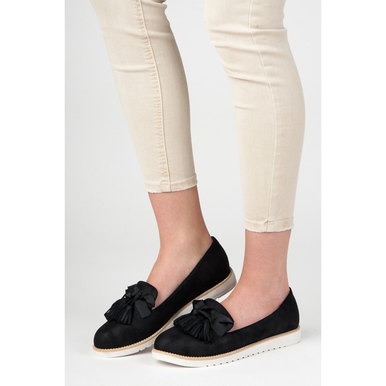 Vices Mokkanahkaa hapsuilla musta 1