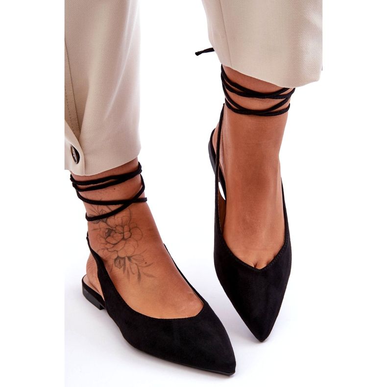 Naisten ekologinen ja mustat balleriinit 2