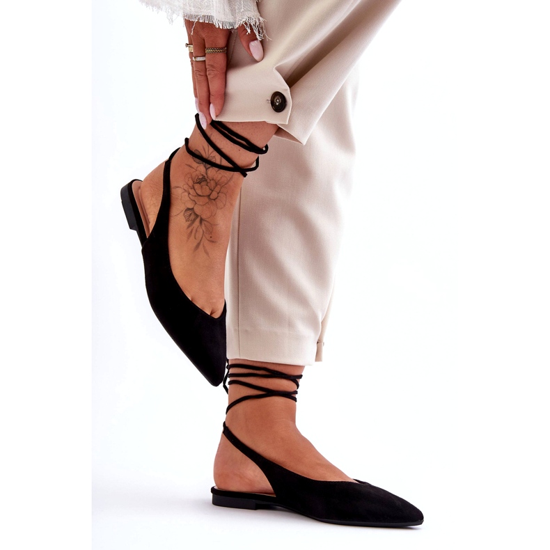 Naisten ekologinen ja mustat balleriinit 3