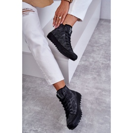 Big Star Naisten iso tähti eristetty musta GG274069 lenkkarit harmaa 5