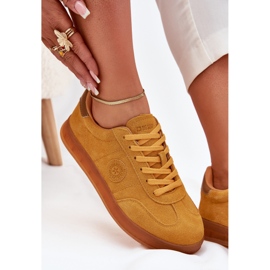 Naisten mokkanan lenkkarit Big Star RR274846 Hi-Puolan keltainen järjestelmä 2