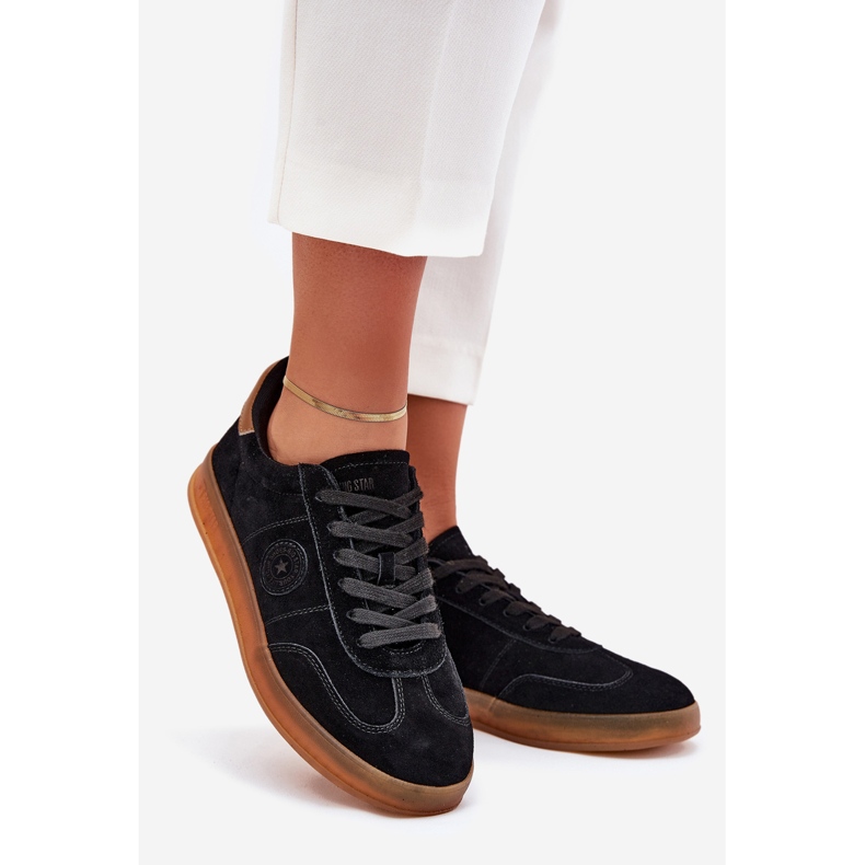 Naisten mokkanan lenkkarit Big Star RR274851 Hi-Polish System Black musta 1