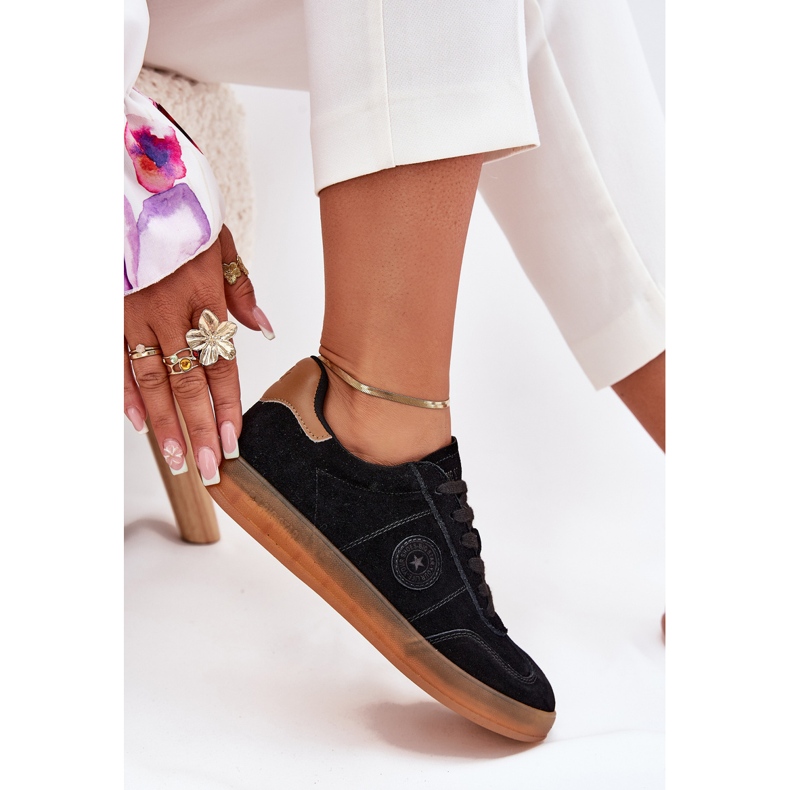 Naisten mokkanan lenkkarit Big Star RR274851 Hi-Polish System Black musta 2