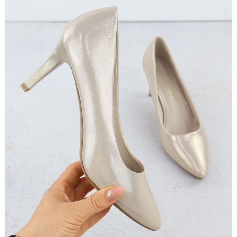 Korkokengät Naisten satiini -Golden Sergio Leone 1336 kultainen 1