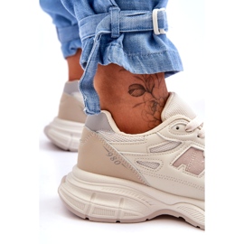 Naisten urheilukengät beige -verkkoon 1