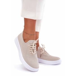 Seastar Materiaaliset urheilukengät laiturilla naisten beige 1