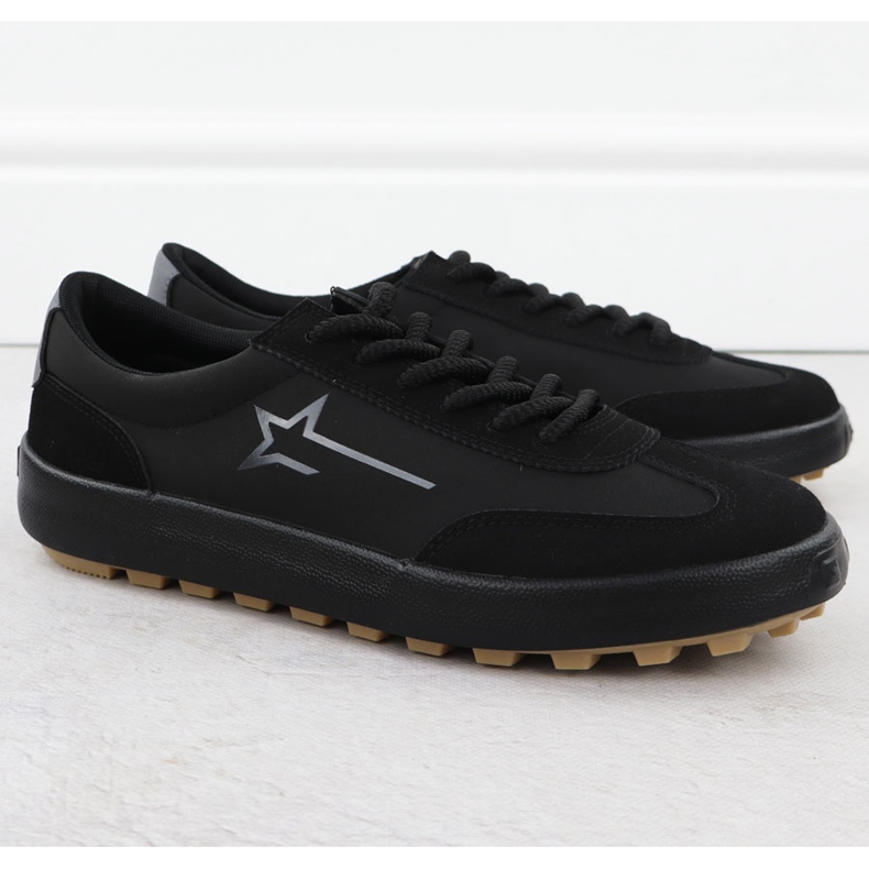 Urheilukengät miesten mustat lenkkarit Big Star NN174118 1