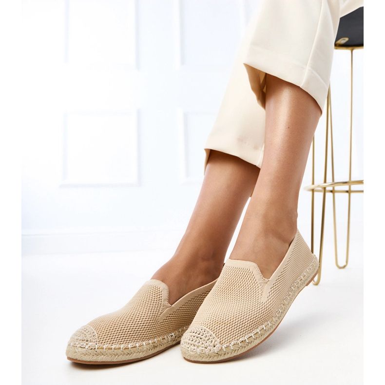 Beige Espadrilles Luna -alustalla 2