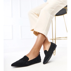 Musta Openwork Women's Ballerinas Gerania 2