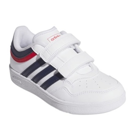Adidas Hoops 4.0 Jr Ji3484 kengät valkoinen 1