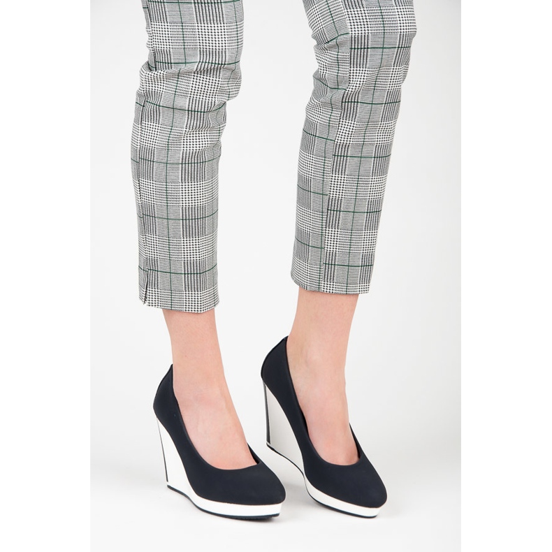 Vices Tummansiniset kiilapumput sininen 2