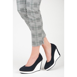 Vices Tummansiniset kiilapumput sininen 1