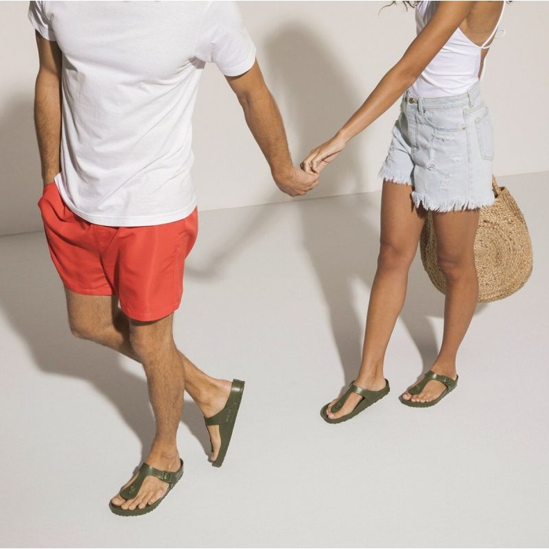 Miesten flip -Flops Birkenstock Gizeh Eva 1019143 Green vihreä 5