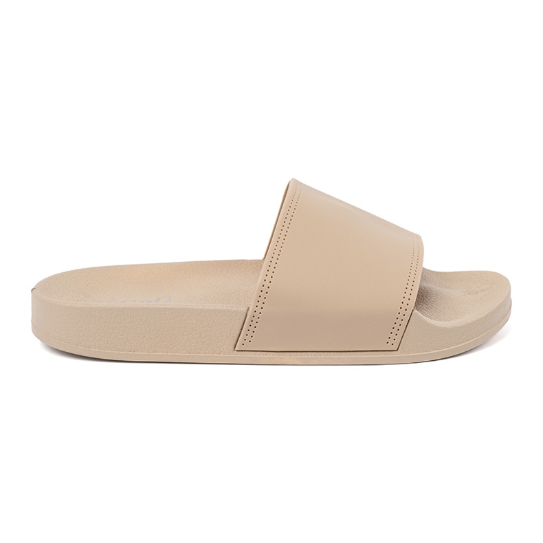 Shelvt Beige Beach Beach Flip Flops 2