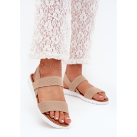 Boto Klassiset naisten sandaalit kusta beige felira 2