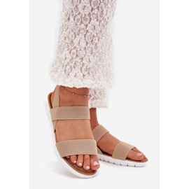 Boto Klassiset naisten sandaalit kusta beige felira 1