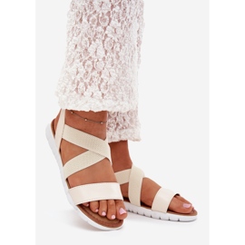 Boto Klassiset naisten sandaalit liukastuivat kevyesti beige norina 1