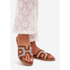 Boto Vereya Flat -Naisten litteät flopsit ruskea 1