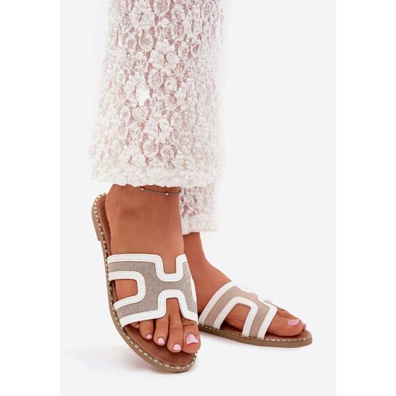 Boto Litteät naisten Vereya -flip -flops valkoinen 1