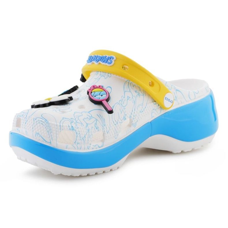 Naisten Crocs Smurfs Platform Clog 210822-90H valkoinen 3