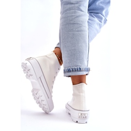 Naisten lenkkarit Big Star LL274156 White -alustalla valkoinen 3