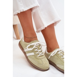 Boto Matala nahkainen lenkkarit naisten kalkki ismina vihreä 2