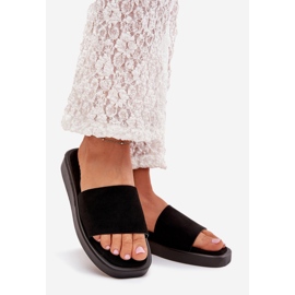 Boto Naisten tossut laiturilla Eco Suede Black Jorinan kanssa musta 1