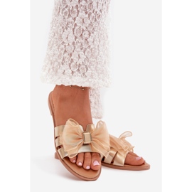 Boto Litteät naisten läpimurtot, joissa on tylli keula kultainen tanira 1