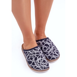 Naisten kiiltävä inblu ct000028 laivastonsiniset tossut sininen 2