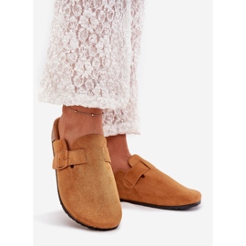 Boto Tossut naisten ja korkin alusta Camel Klarae -solkilla ruskea 1