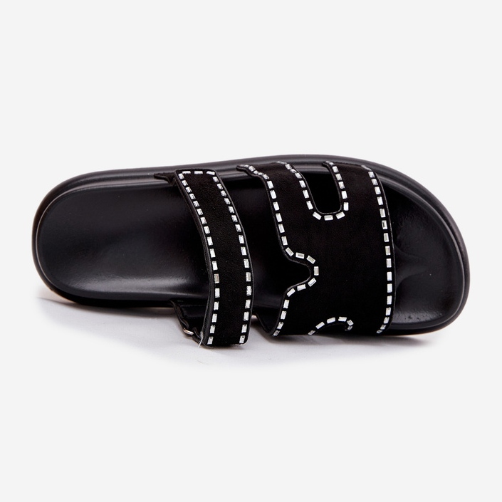 Boto Naisten flip flops koristeella lavalla Black Dlyna musta 2