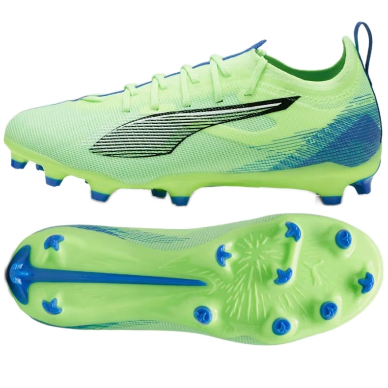 Puma Ultra 5 Pro Fg/Ag Jr 107693-03 Jalkapallokengät vihreä 1