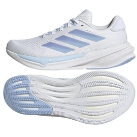 Adidas Supernova Stride 2 juoksukengät JR2955: ssä valkoinen 1