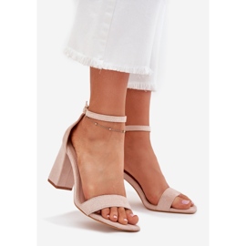 Boto Naisten sandaalit Eco Suede Post Beige Elirae 1