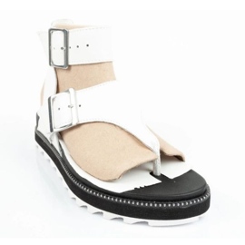 Naisten sandaalit Sorel NL6272-125 Flip-Flops valkoinen 2