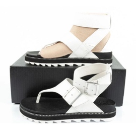 Naisten sandaalit Sorel NL6272-125 Flip-Flops valkoinen 7