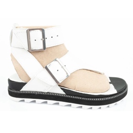 Naisten sandaalit Sorel NL6272-125 Flip-Flops valkoinen 8