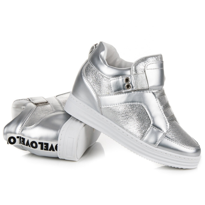 Muto Hopeanväriset lenkkarit harmaa 1