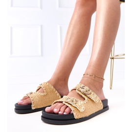 Ruskeat flip -flops samele -soljilla 1