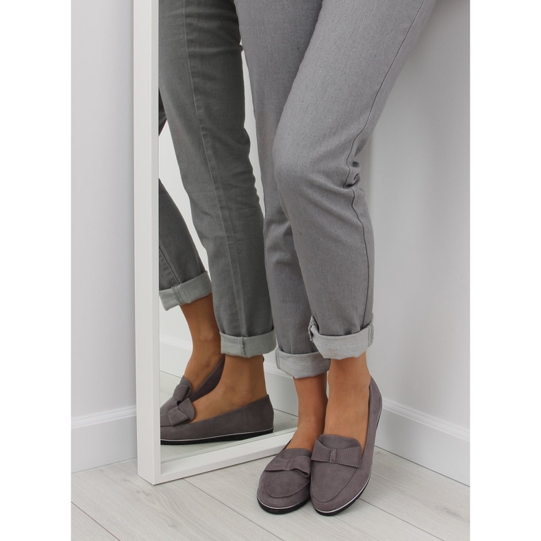 Harmaa Loaferit naisille 127-2 harmaa 2