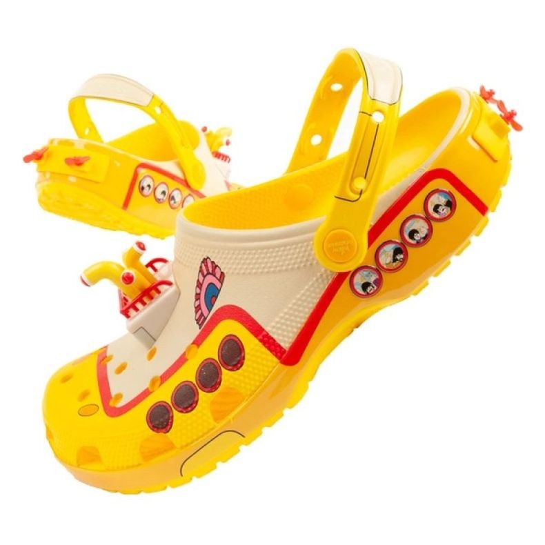 Crocs The Beatles-tukkeet rock-tuulettimelle M 210893-90H keltainen 1