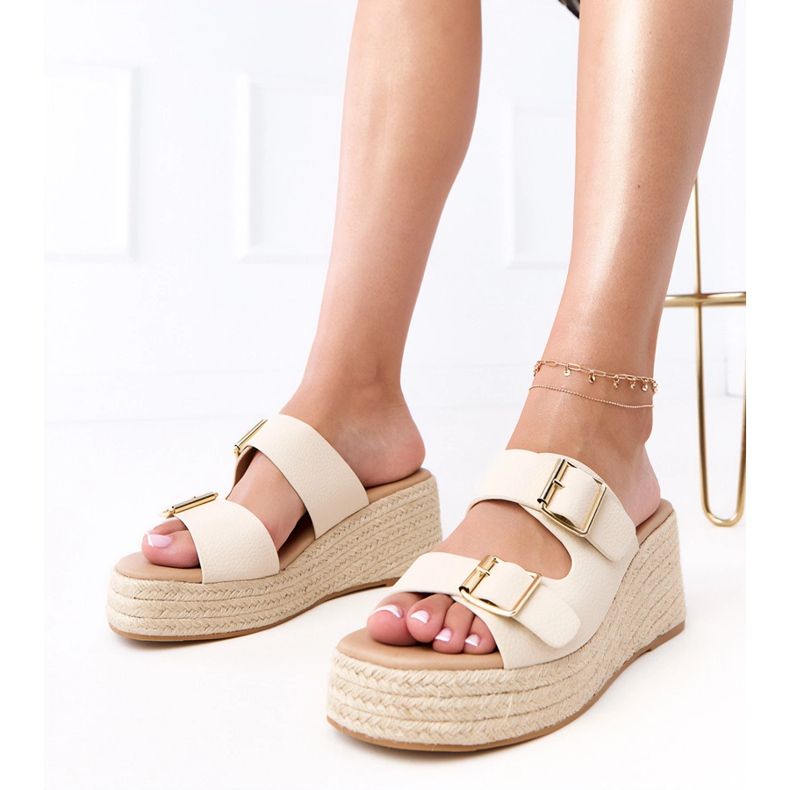 Beige Espadrilles Arhana -alustalla 1