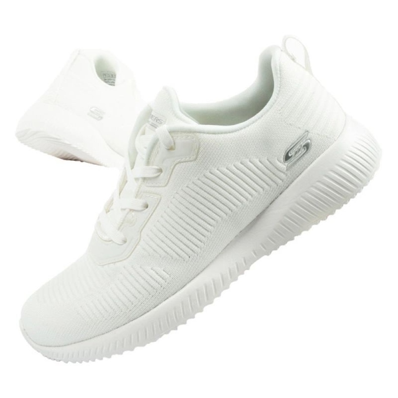 Skechers bobs -joukon keskusteluurheilukengät 32504/wht valkoinen 1
