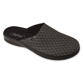 Befado miesten pu-tossut printillä 548M044 harmaa 1