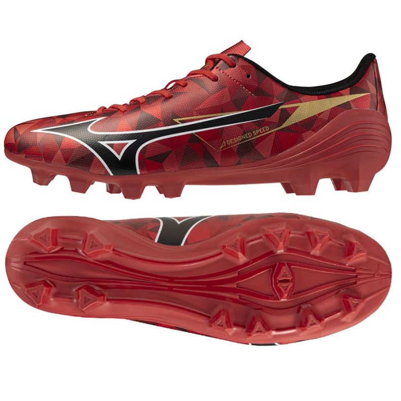 Mizuno Alfa II Select FG P1GA256560 kengät punainen 1