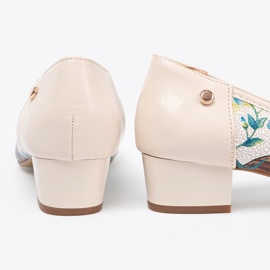 Goodin Naisten pumput eksoottisella kuviolla monivärinen 1